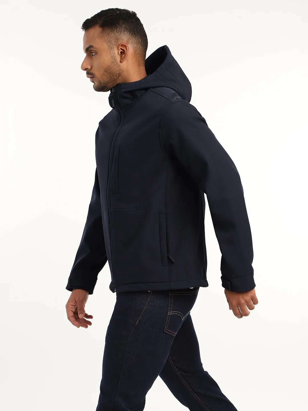 Navy DWR Technical Softshell Jacket