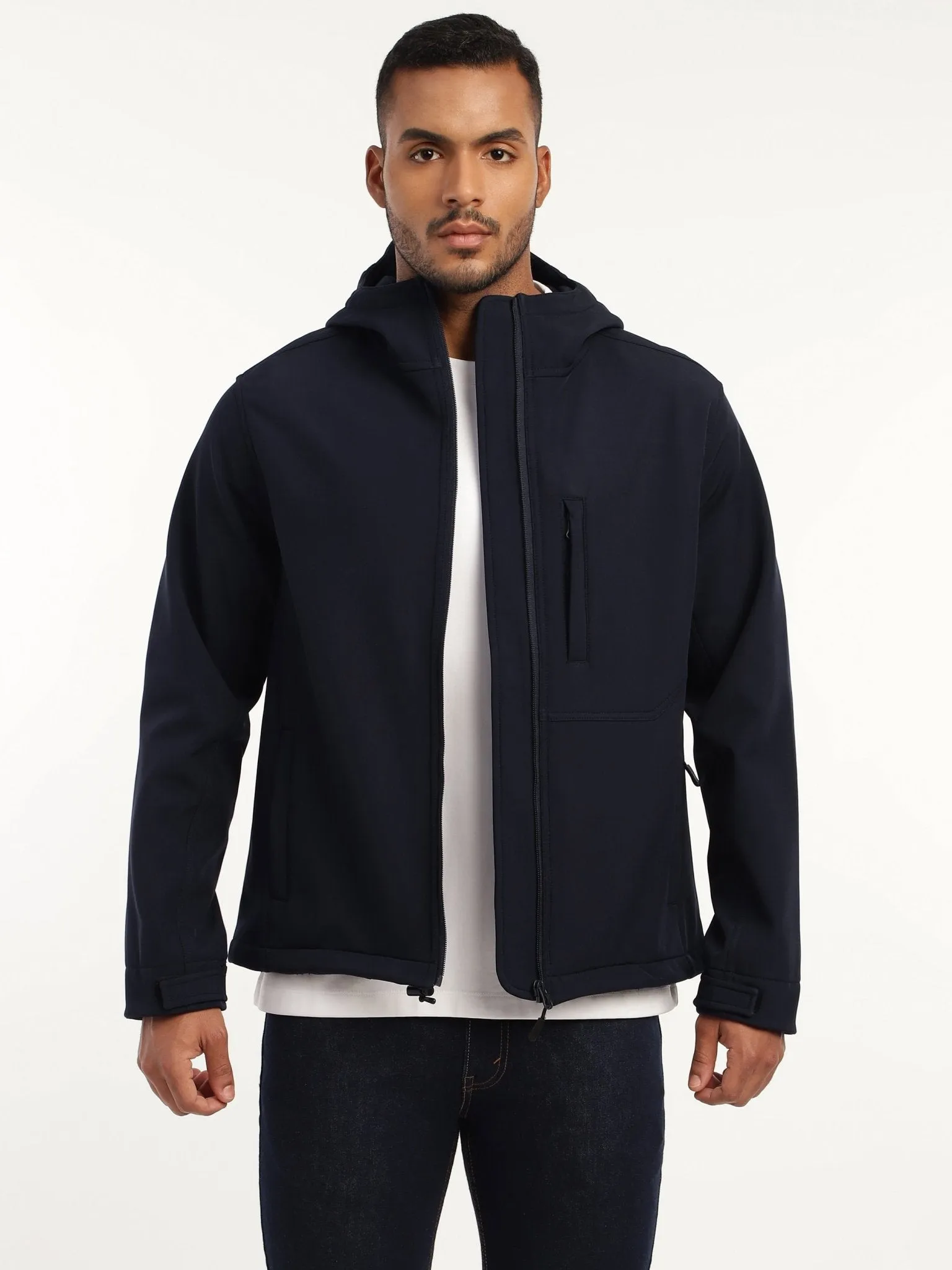 Navy DWR Technical Softshell Jacket