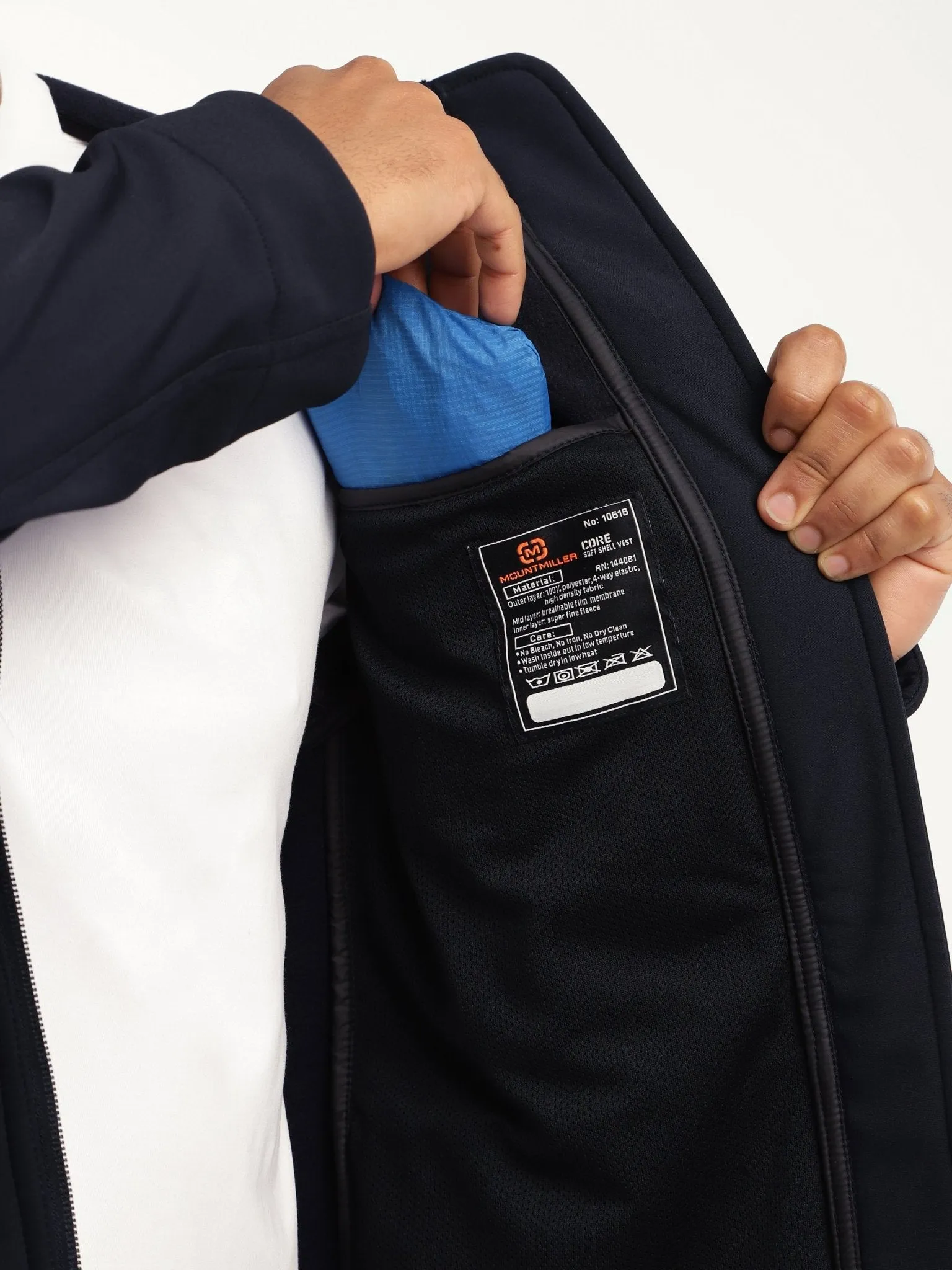 Navy DWR Technical Softshell Jacket