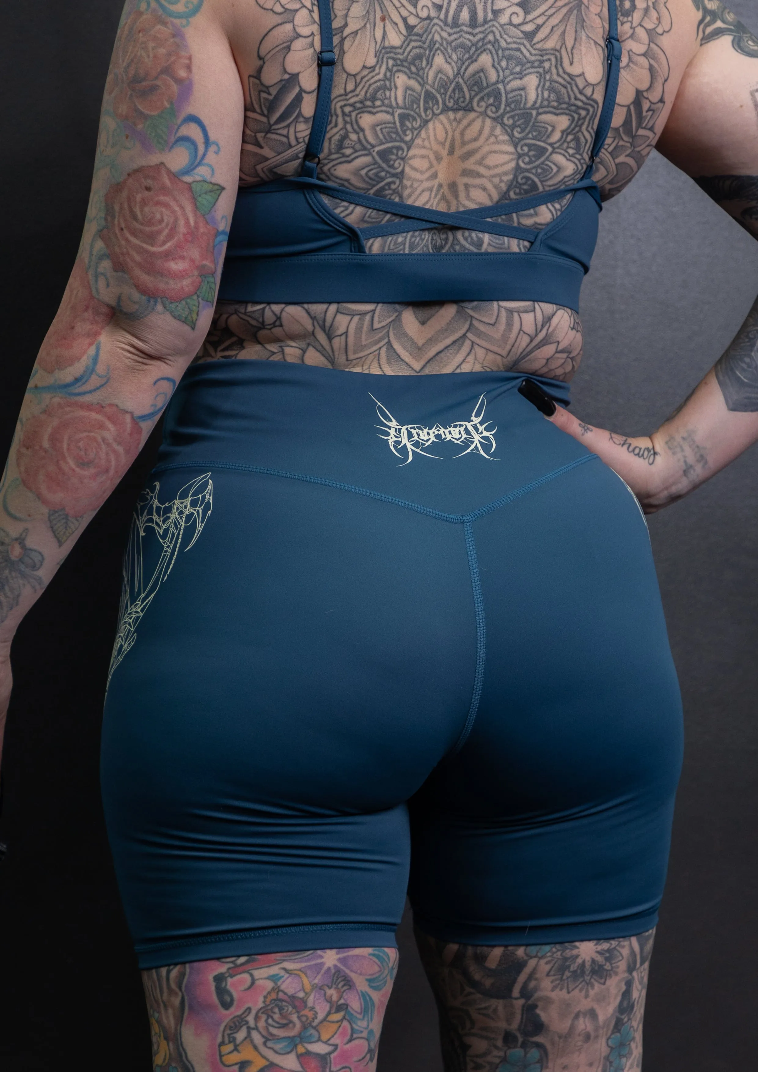 Navy Reaper Bike Shorts