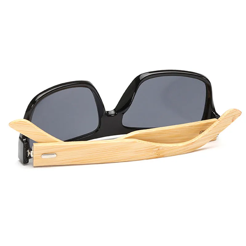 New Bamboo Sunglasses Men Wooden Sun glasses Women Brand Designer Mirror Original Wood Glasses