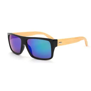 New Bamboo Sunglasses Men Wooden Sun glasses Women Brand Designer Mirror Original Wood Glasses