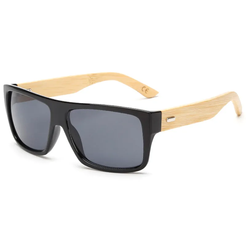New Bamboo Sunglasses Men Wooden Sun glasses Women Brand Designer Mirror Original Wood Glasses