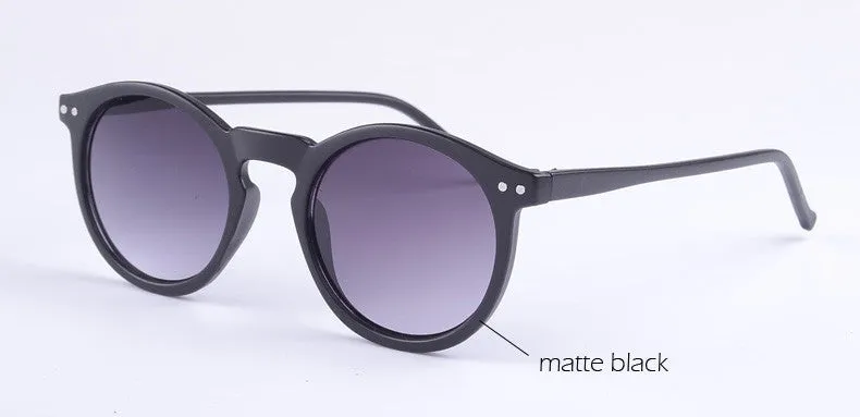 New Fashion Sunglasses Women Classic Round Shaped Sun Shades glasses Men Mirrored Gradient Sun Glasses