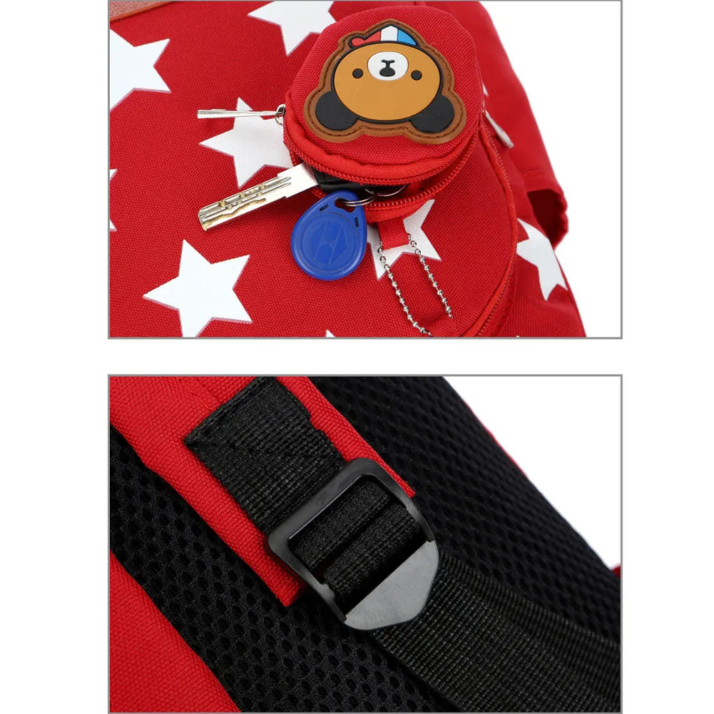 NEW Stars Printing Nylon Children Backpacks Kids Kindergarten School Bags Baby Boys Girls Nursery Toddler Cute Rucksack
