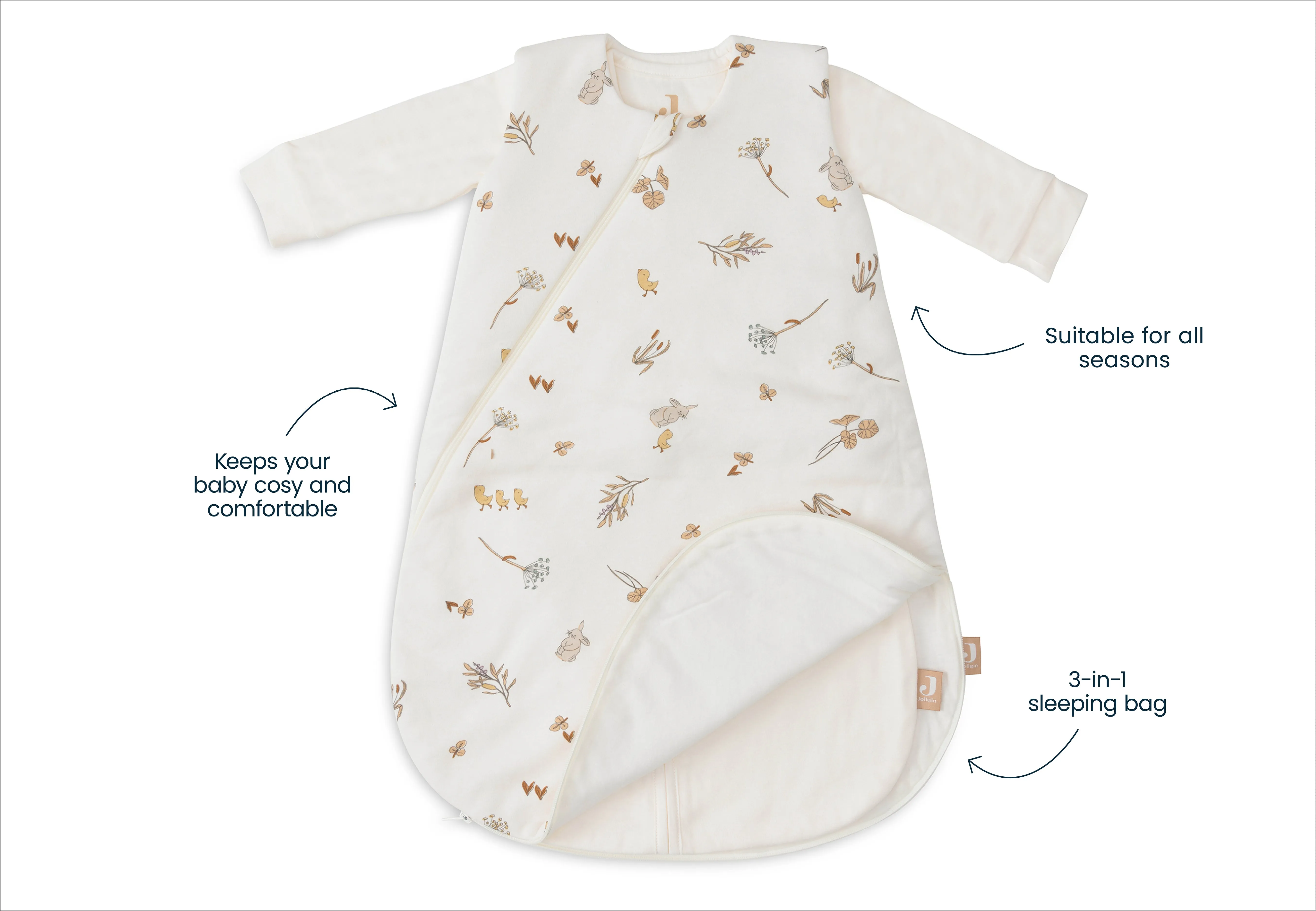 Newborn Sleeping Bag 4-Seasons 60cm Riverside