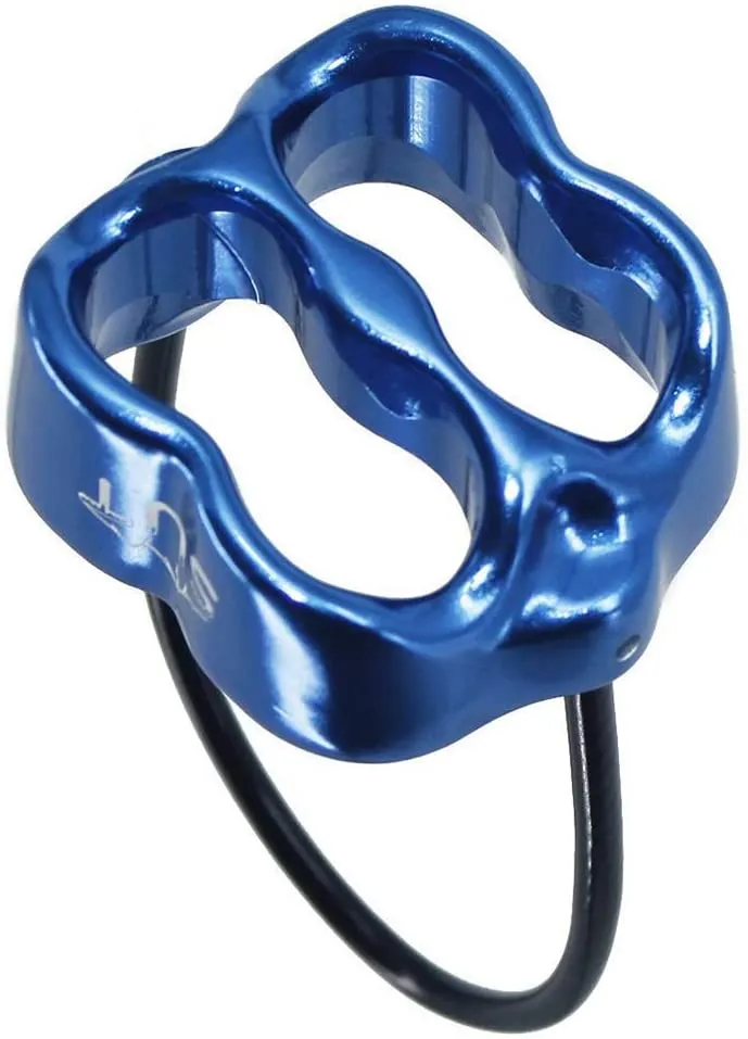 NewDoar Climbing Abseiling Belay Device ATC Rappelling Descender 25KN V-grooved Equipment