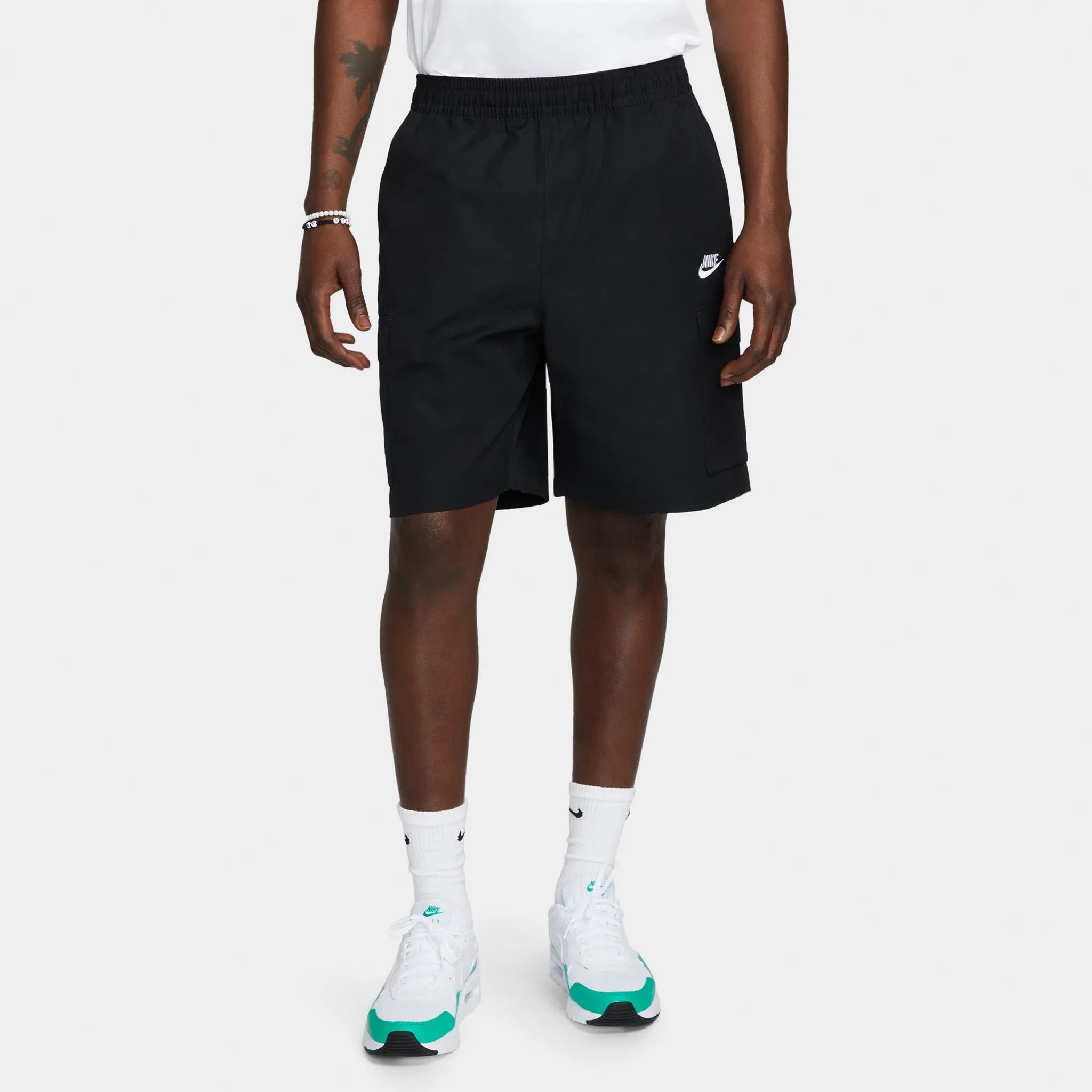 Nike Woven Cargo Shorts Black / White