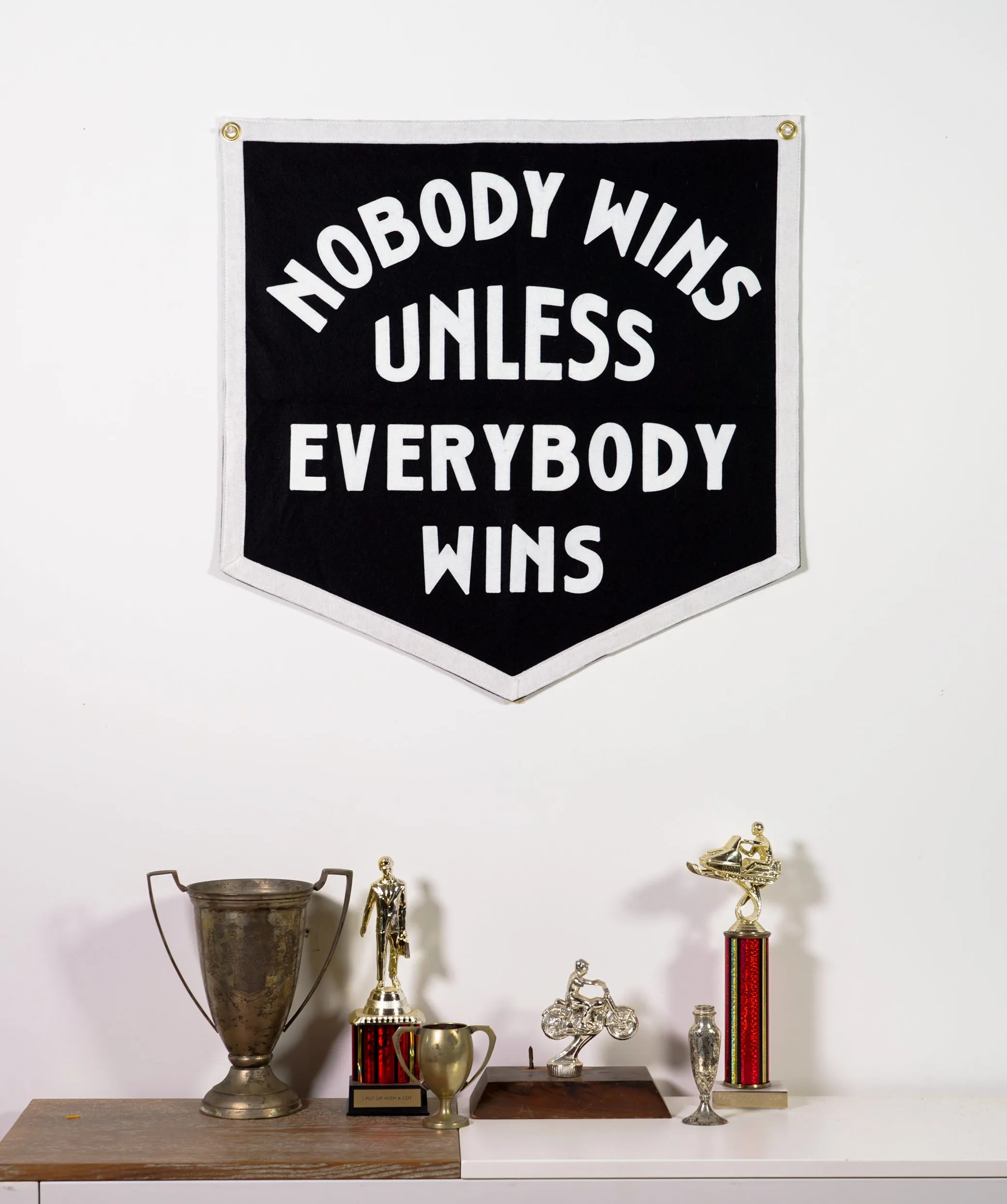 Nobody Wins Unless Everybody Wins Championship Banner