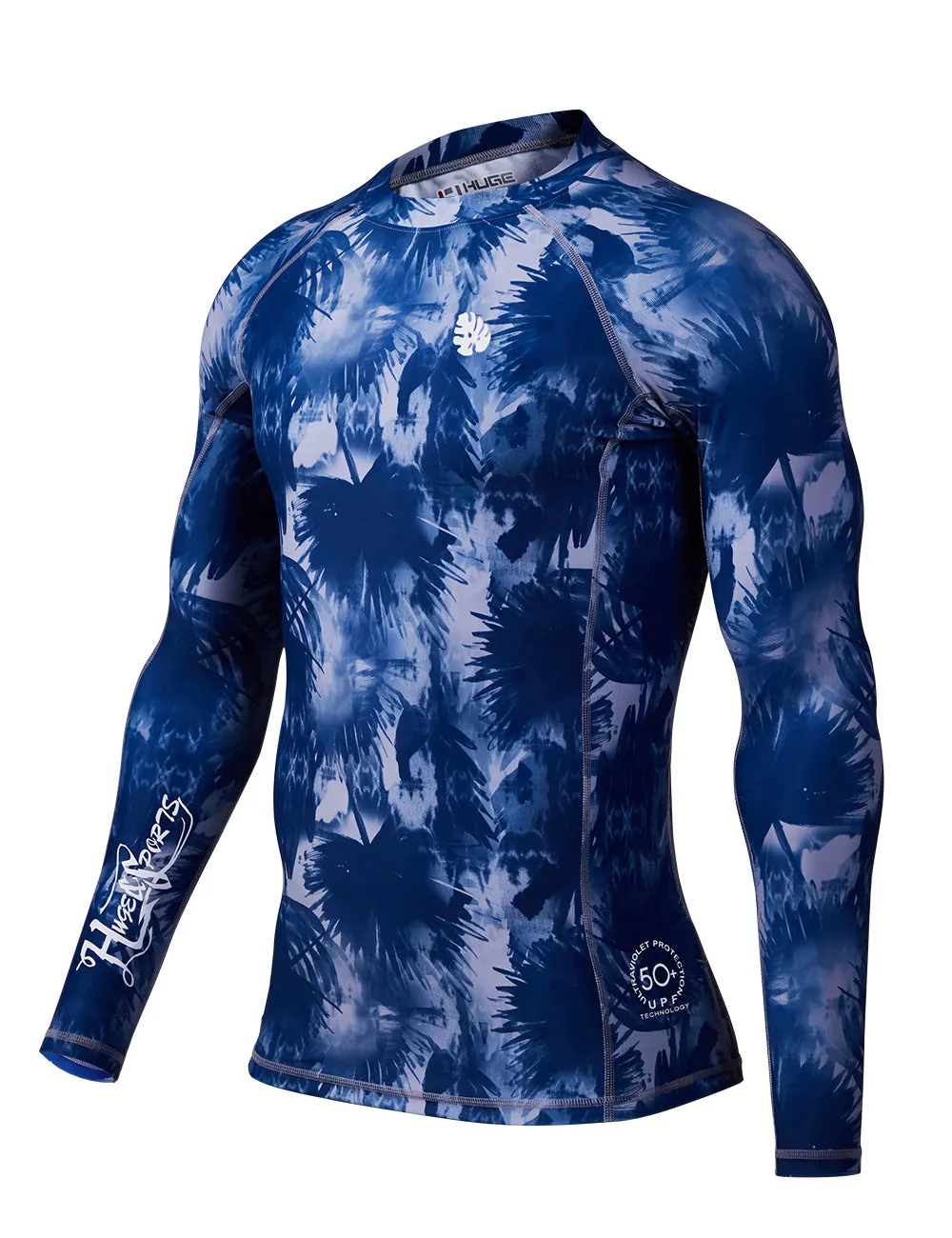 One for All Essential Long-Sleeves Rash Guard Champ 2 - Banana Leaf AOP