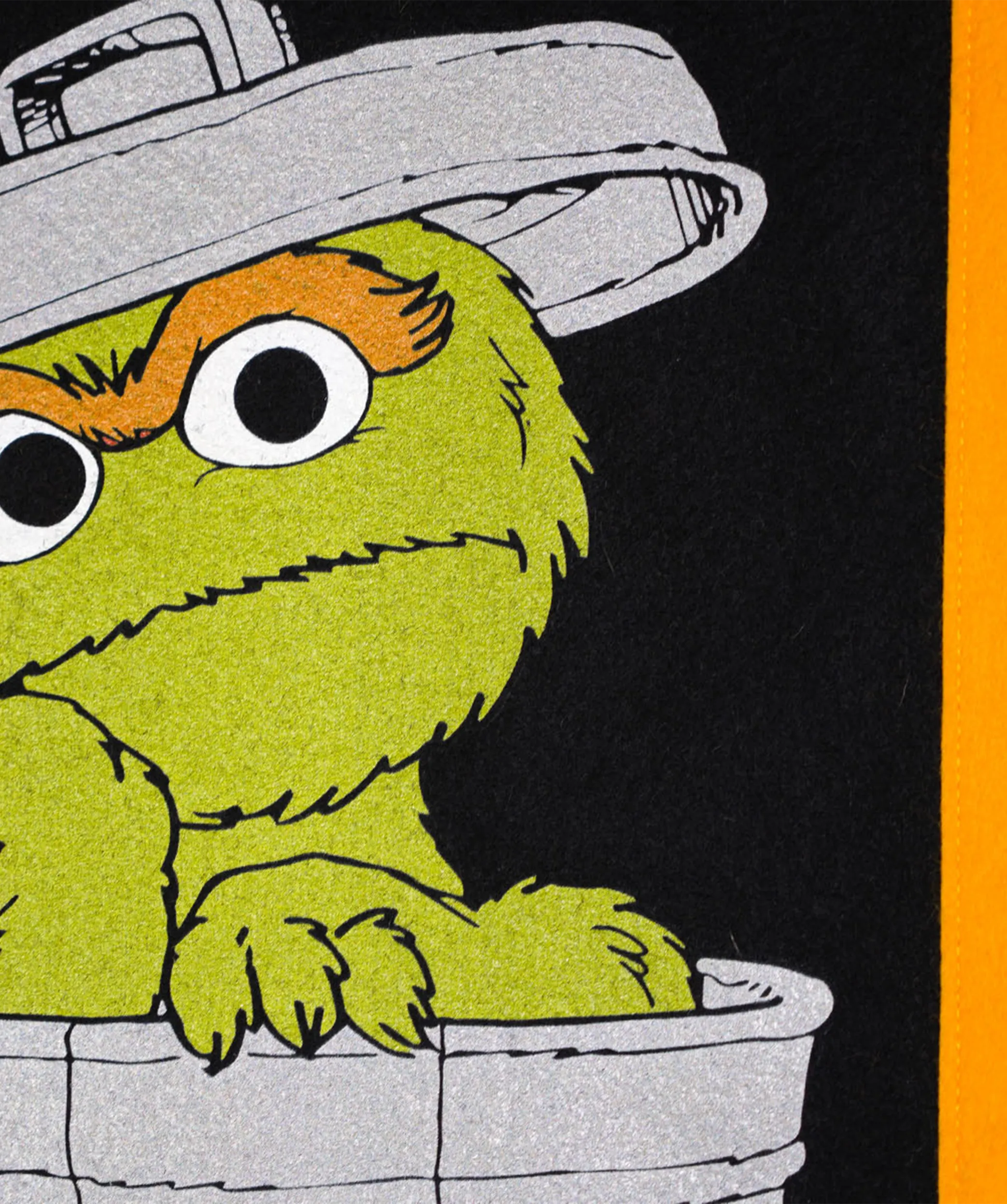 Oscar the Grouch Camp Flag • Sesame Street x Oxford Pennant