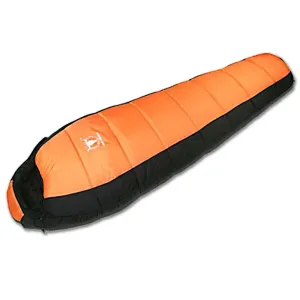 Outdoor Camping Sleeping Bag Thermal Tent Hiking Winter Compact Orange -15°C