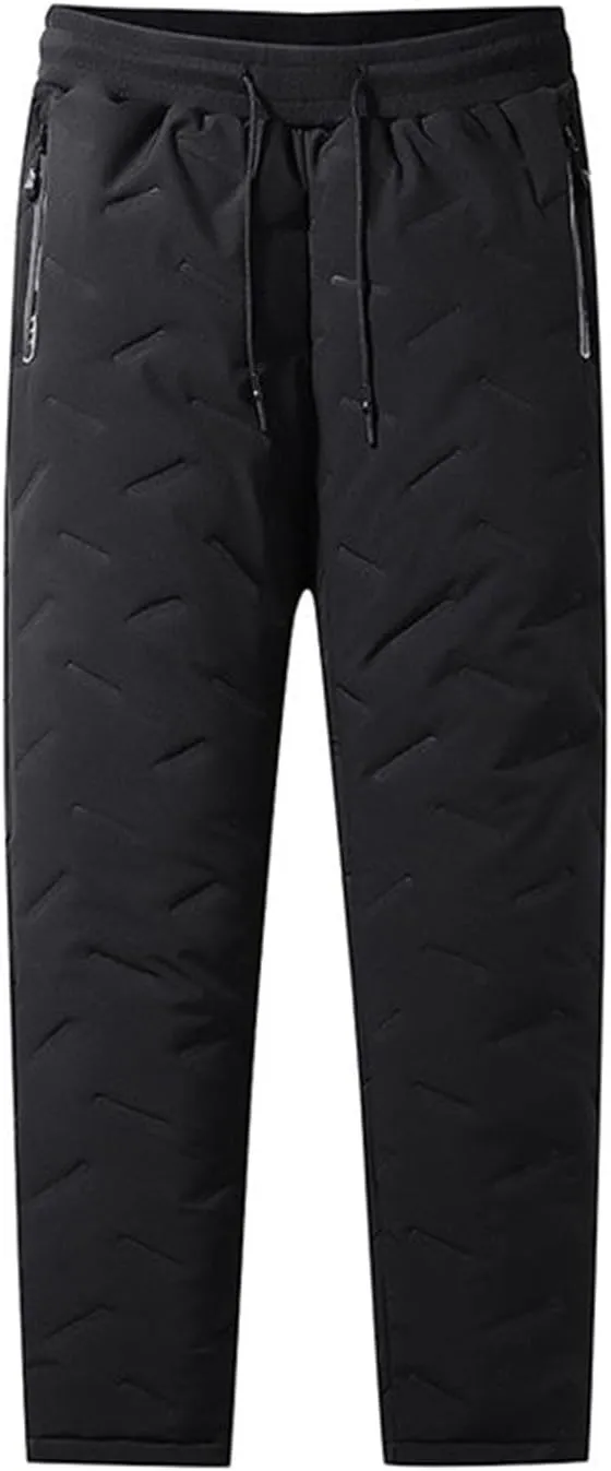 Outdoor Cargo Hiking Pants Bunched Feet Multi Pocket Cargo Pants for Active Gym Track Jogging Men's Winter Pants