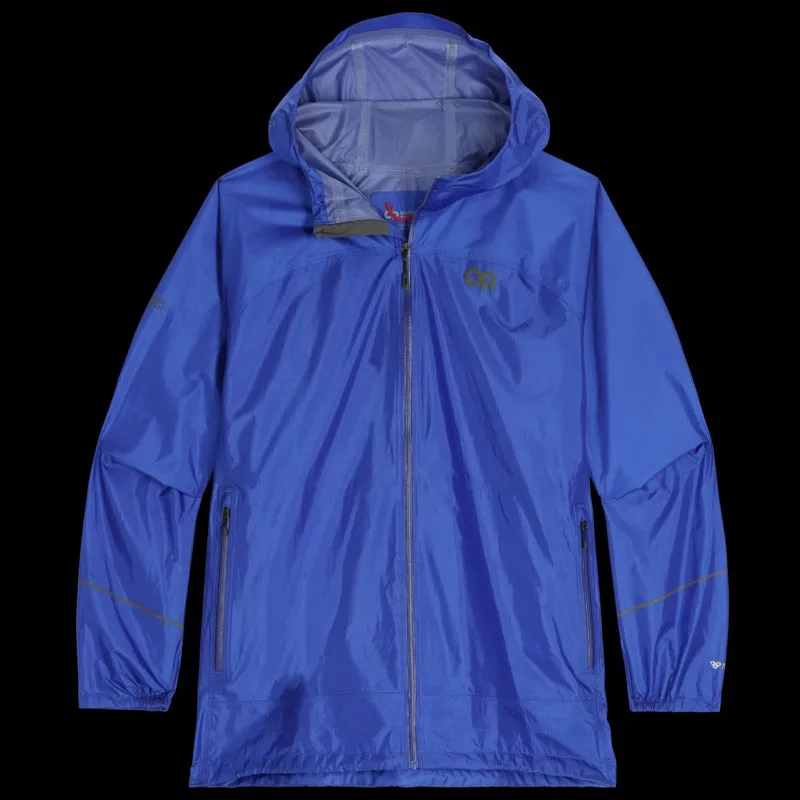 Outdoor Research Helium Women's Plus Size Rain Jacket Ultramarine sizes 1X - 3X
