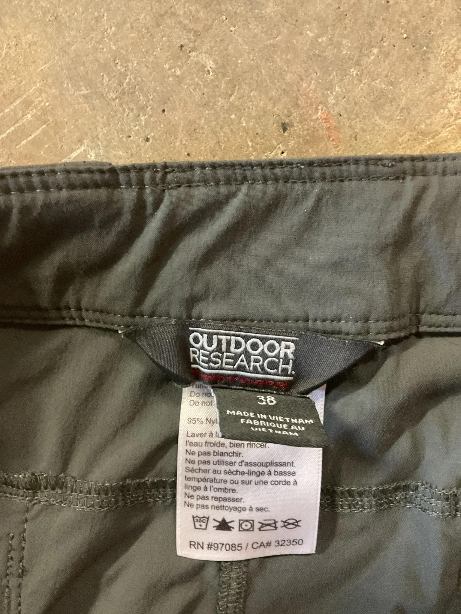 Outdoor Research Hiking Shorts Men's 38