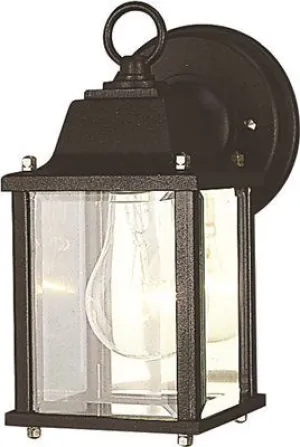 Outdoor Wall Lantern Black 8-3/4 X 4 Inch  Uses (1) 60-Watt Medium Base Lamp