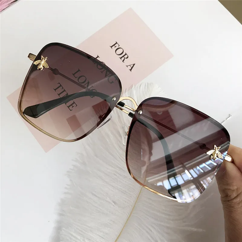 Oversize Square Women Celebrity Sunglasses