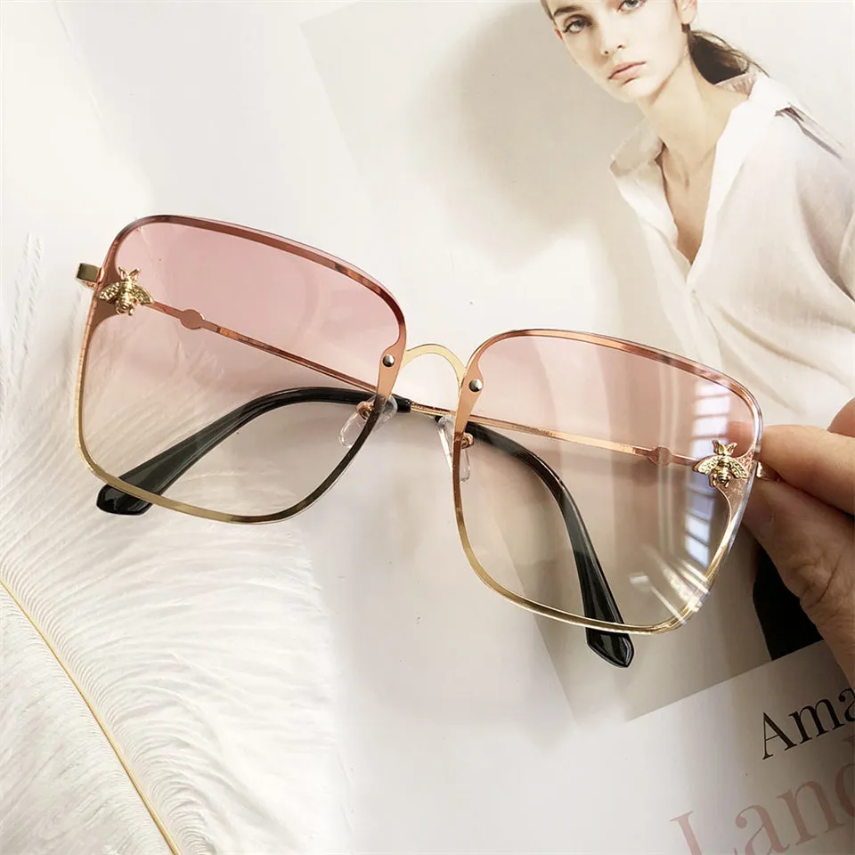 Oversize Square Women Celebrity Sunglasses