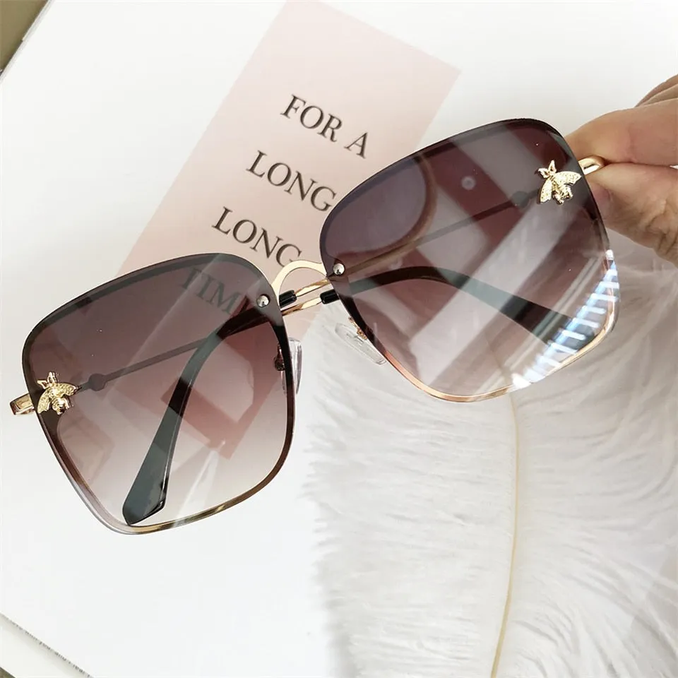 Oversize Square Women Celebrity Sunglasses