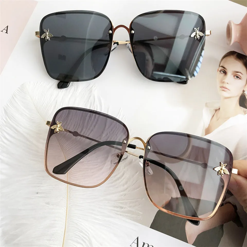 Oversize Square Women Celebrity Sunglasses