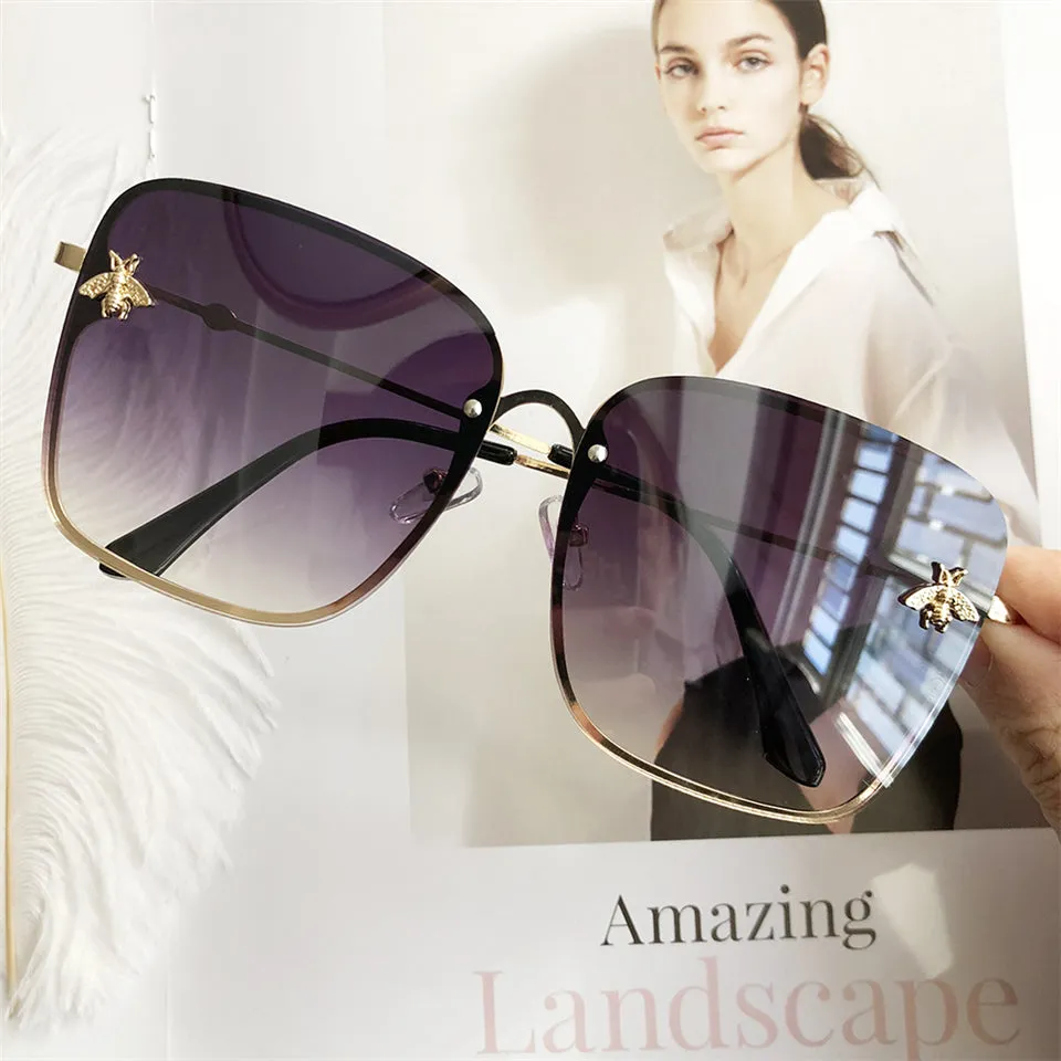 Oversize Square Women Celebrity Sunglasses