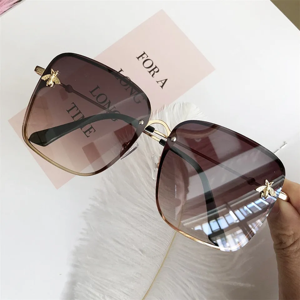 Oversize Square Women Celebrity Sunglasses