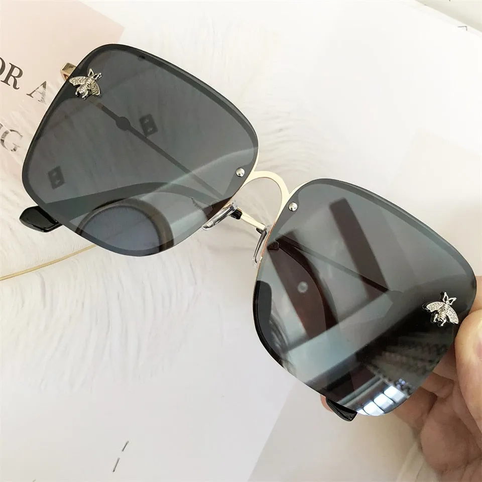 Oversize Square Women Celebrity Sunglasses