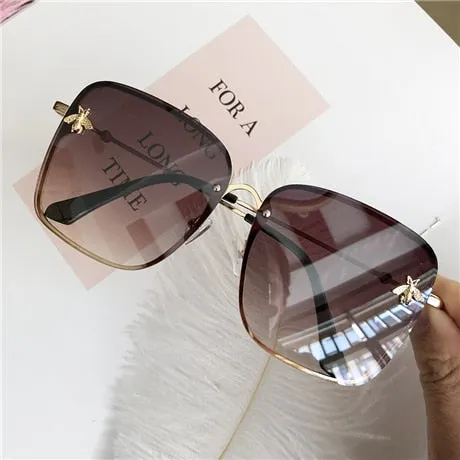 Oversize Square Women Celebrity Sunglasses