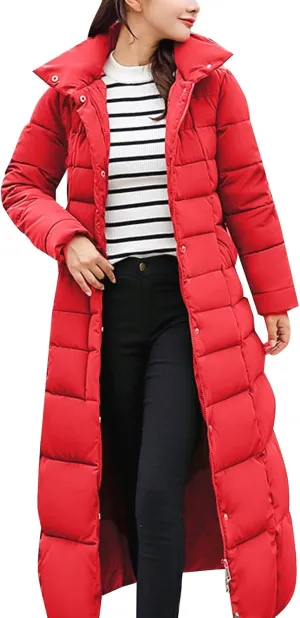 Parka Coats for Women Plus Size Long Thicken Warm Puffer Coat Trendy 2022 Casual Down Jacket with Pockets