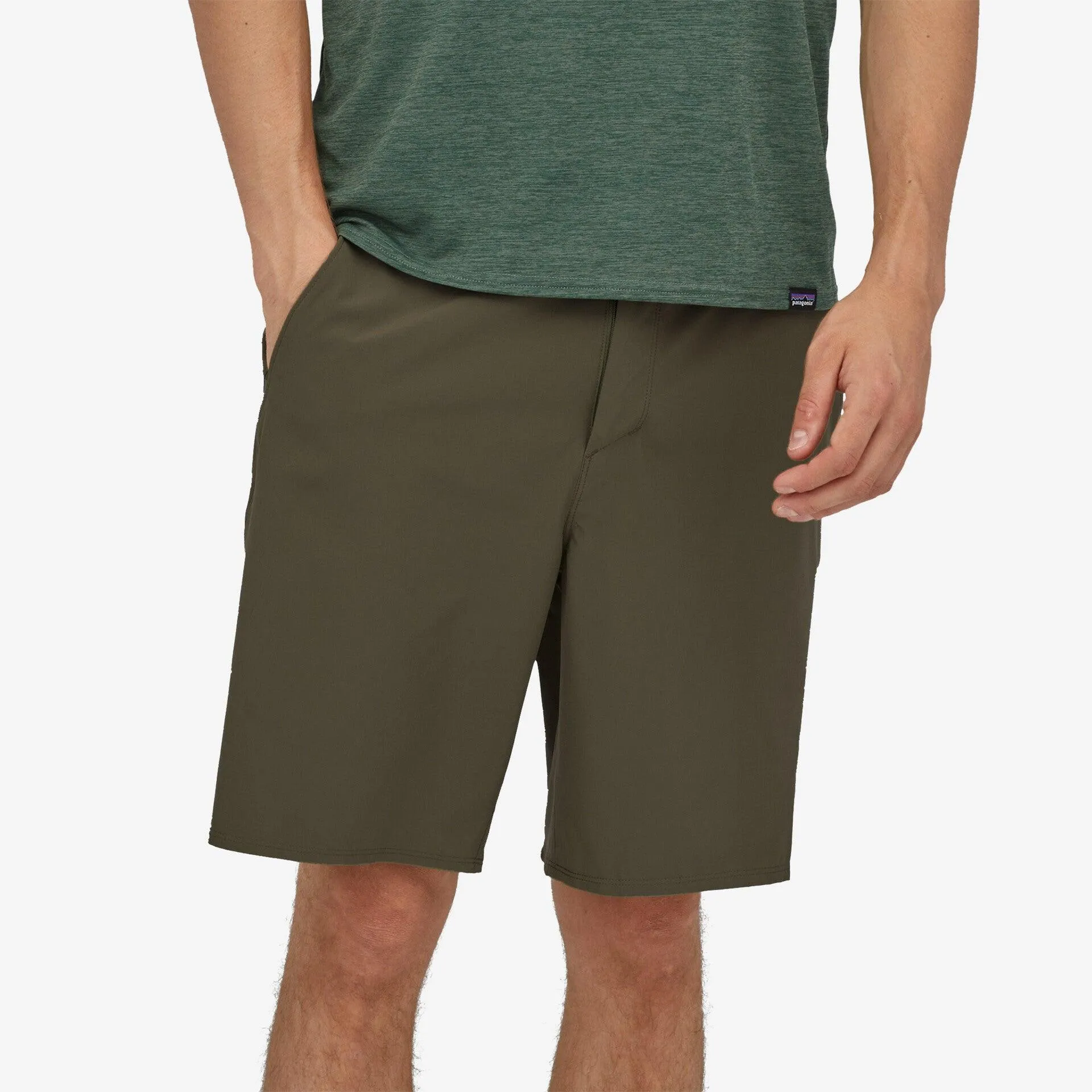 Patagonia Hydropeak Hybrid Walk Shorts - 19" Basin Green