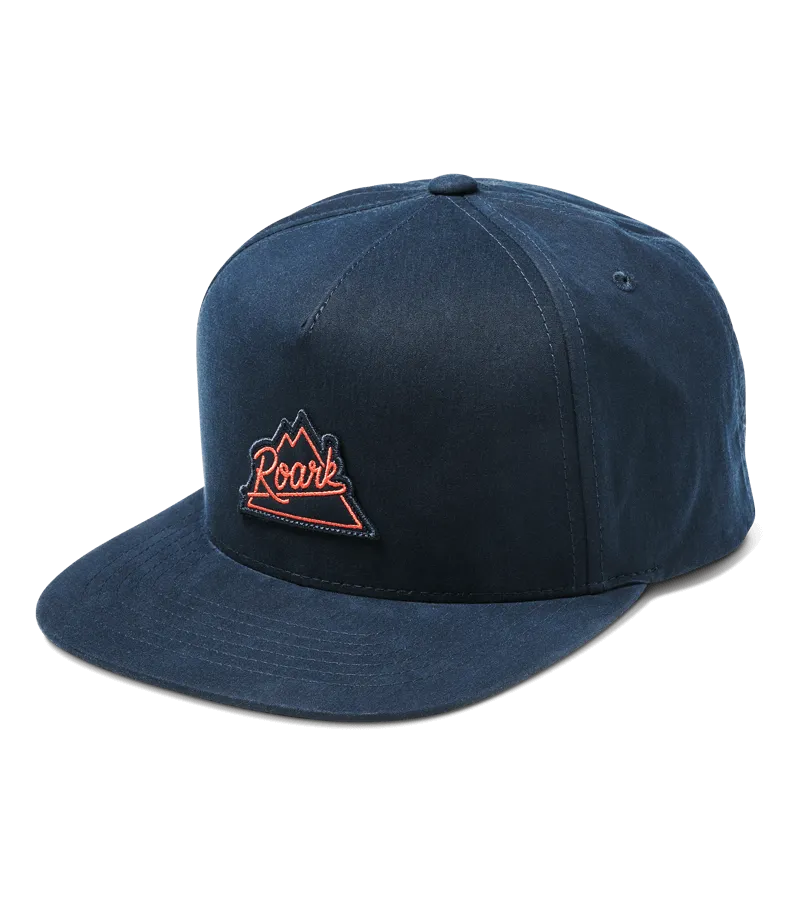 Peaking 5 Panel Hat - Dark Navy