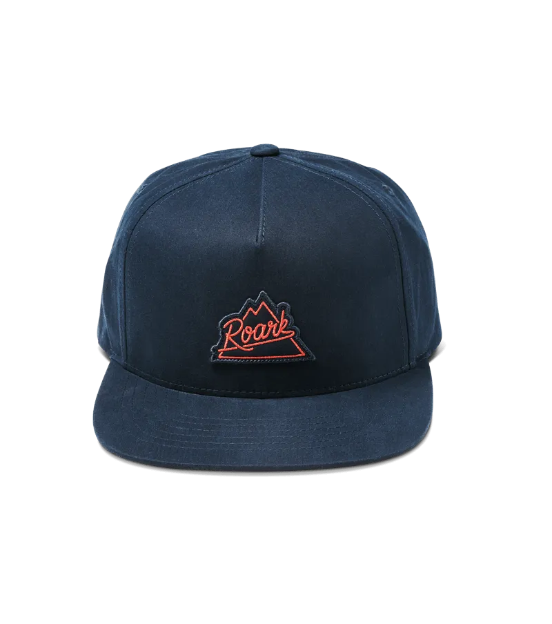 Peaking 5 Panel Hat - Dark Navy