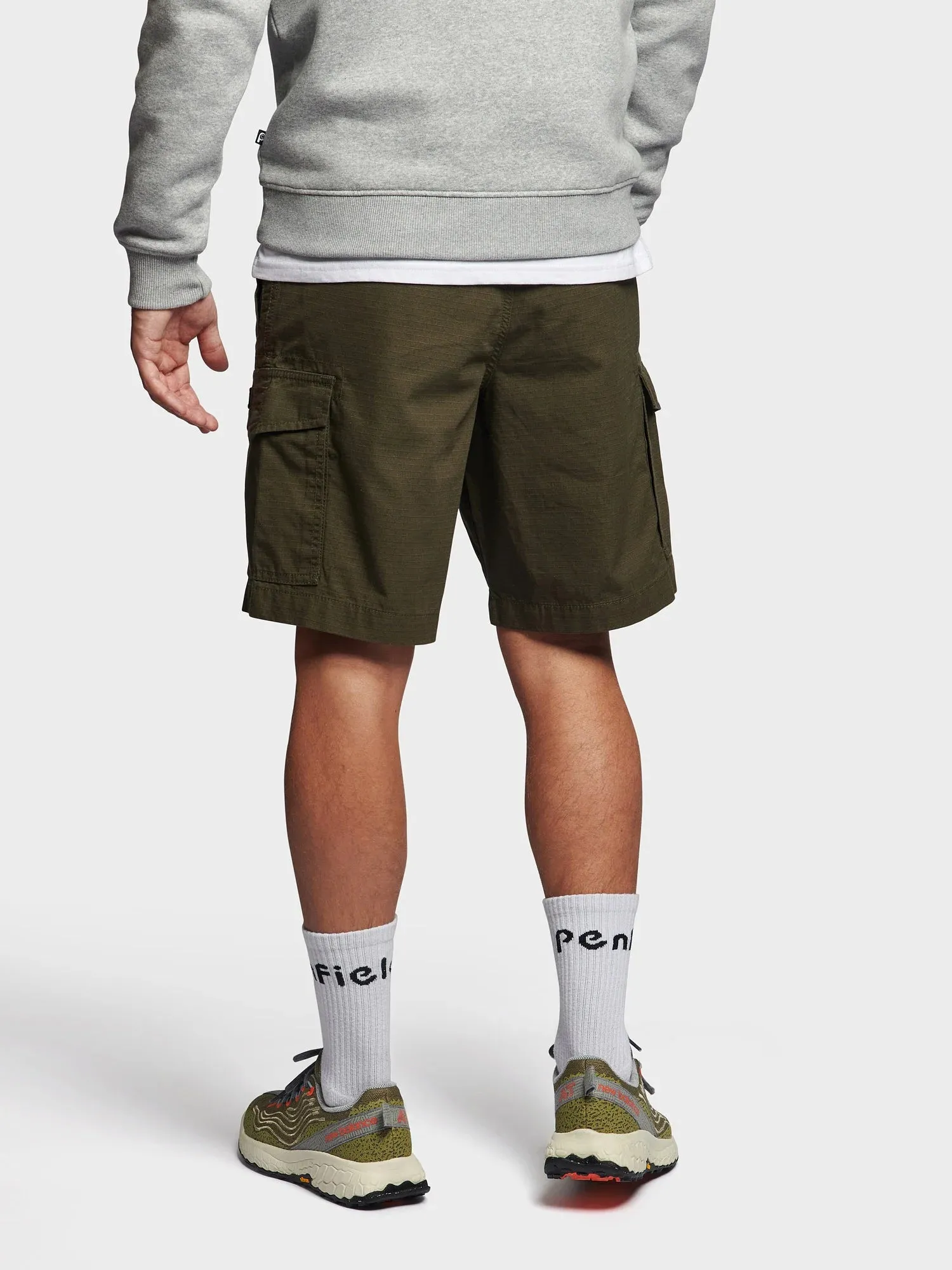 Penfield P Bear Cargo Shorts Forest Night