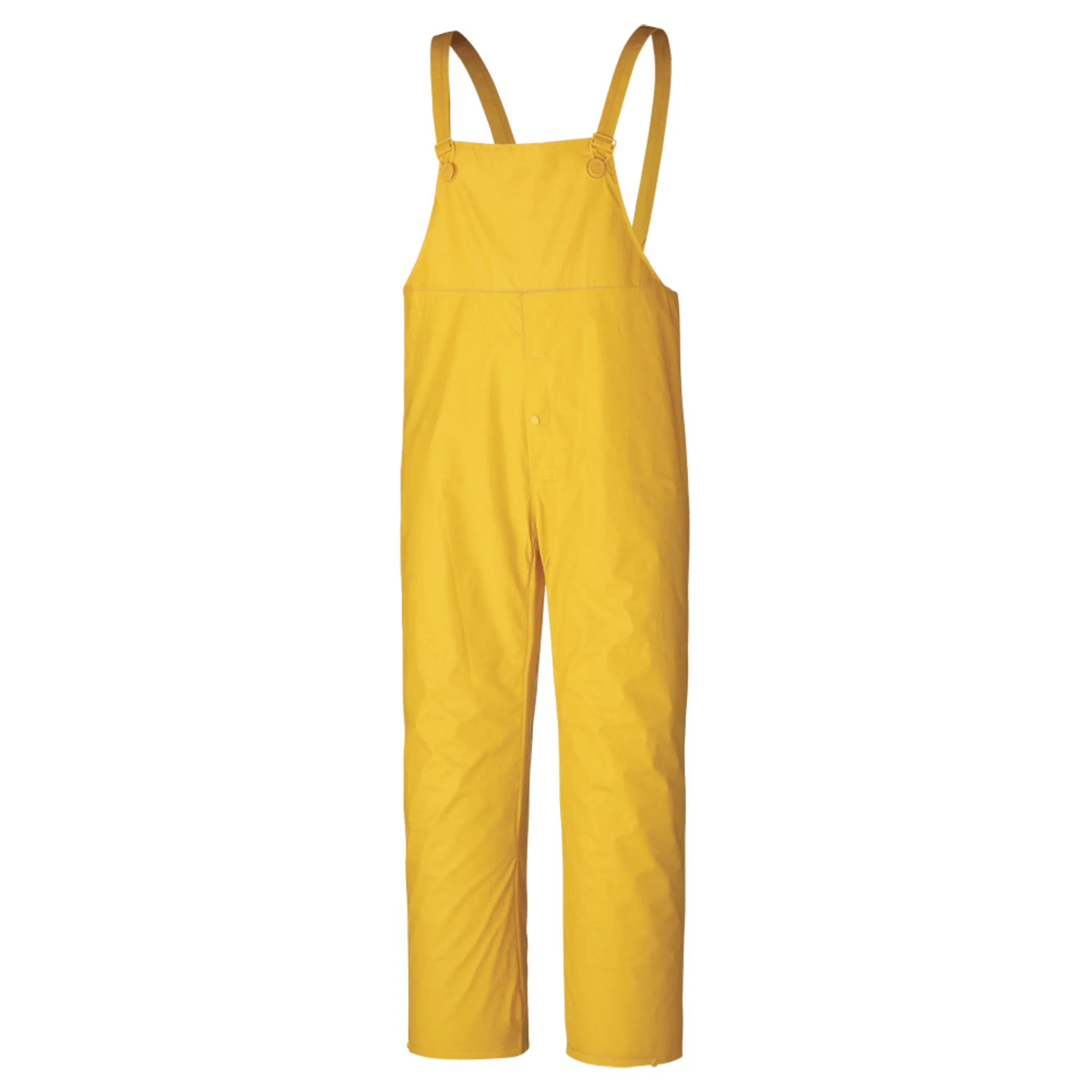 Pioneer Men's FR PVC/Poly Waterproof Bib Pants | High-Visibility Yellow | Flame Resistant, Durable Workwear | Sizes S-6XL | Weatherproof Protection