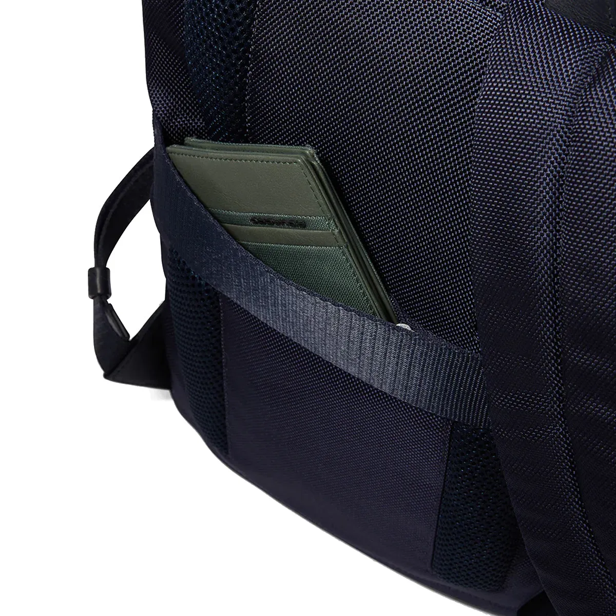 Piquadro - Zaino Sottile Porta PC Espandibile Brief 15.6 in tessuto riciclato - CA6384BR2 - NERO