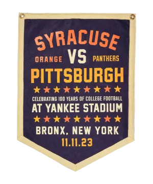 Pittsburgh vs Syracuse Commemorative Camp Flag