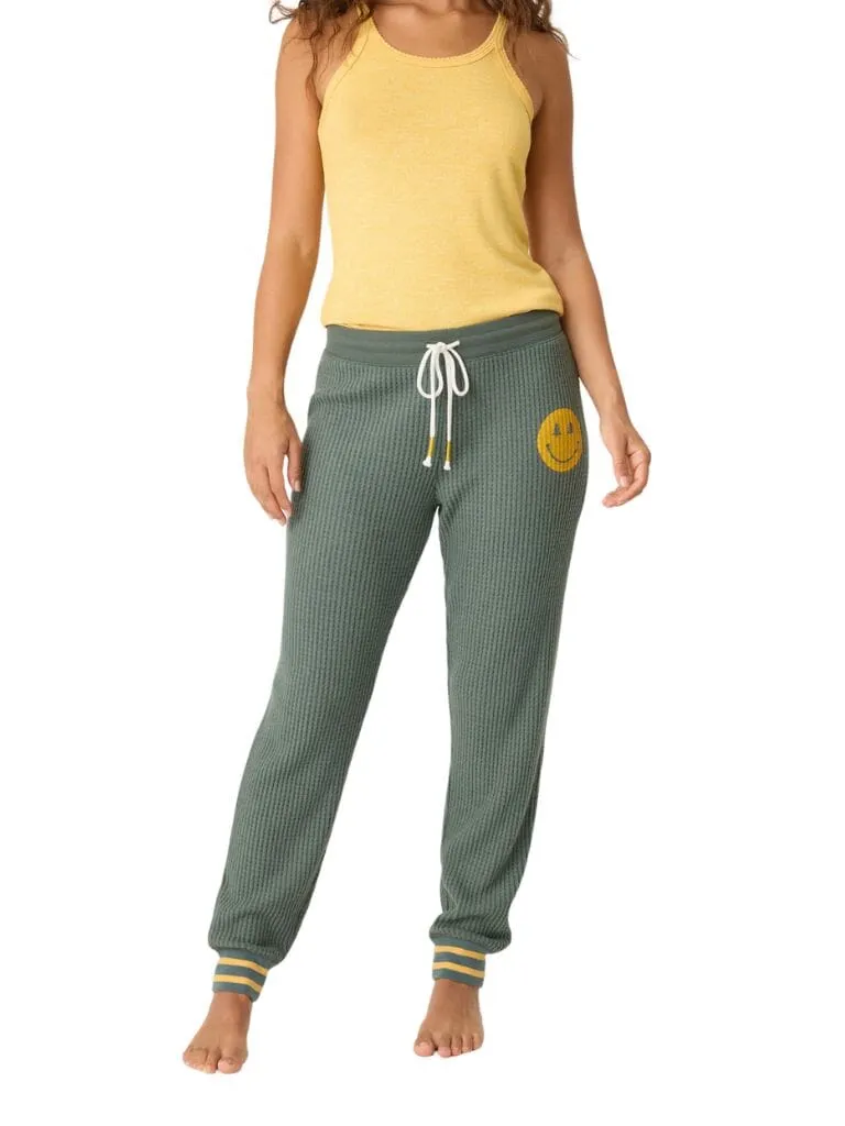PJ Salvage Campfire Cozy Thermal Lounge Pant - Sage Leaf