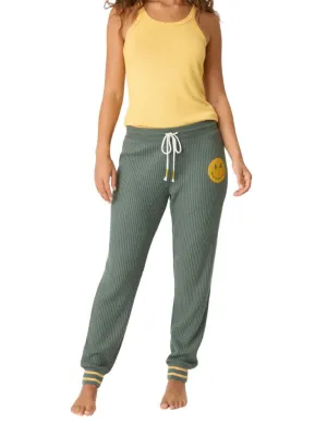 PJ Salvage Campfire Cozy Thermal Lounge Pant - Sage Leaf