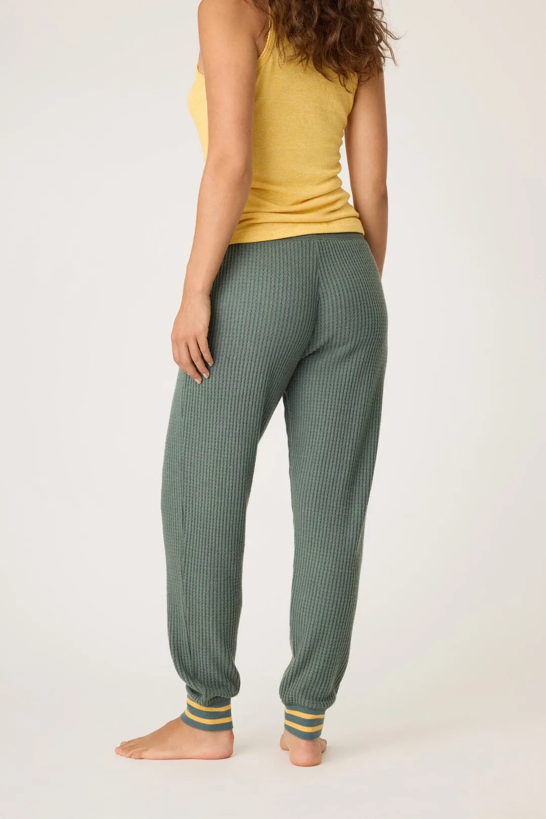 PJ Salvage Campfire Cozy Thermal Lounge Pant - Sage Leaf