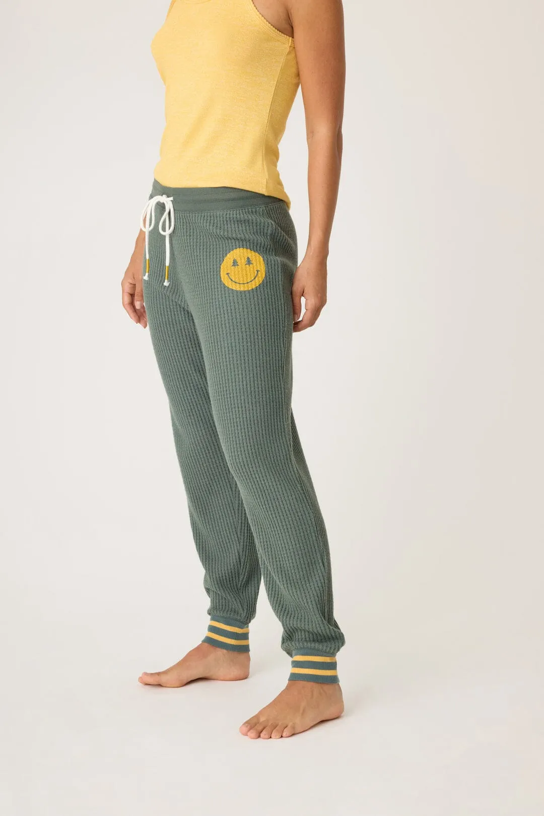 PJ Salvage Campfire Cozy Thermal Lounge Pant - Sage Leaf