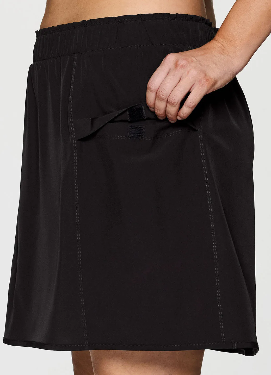 Plus On Course 19" Skort | Black