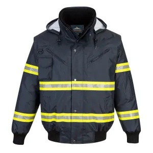 Portwest Iona Xtra 3-In-1 Bomber Jacket - Navy - Medium