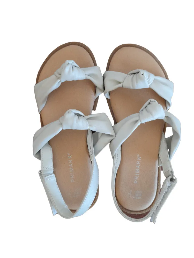 Primark Knot White Older Girls Sandals