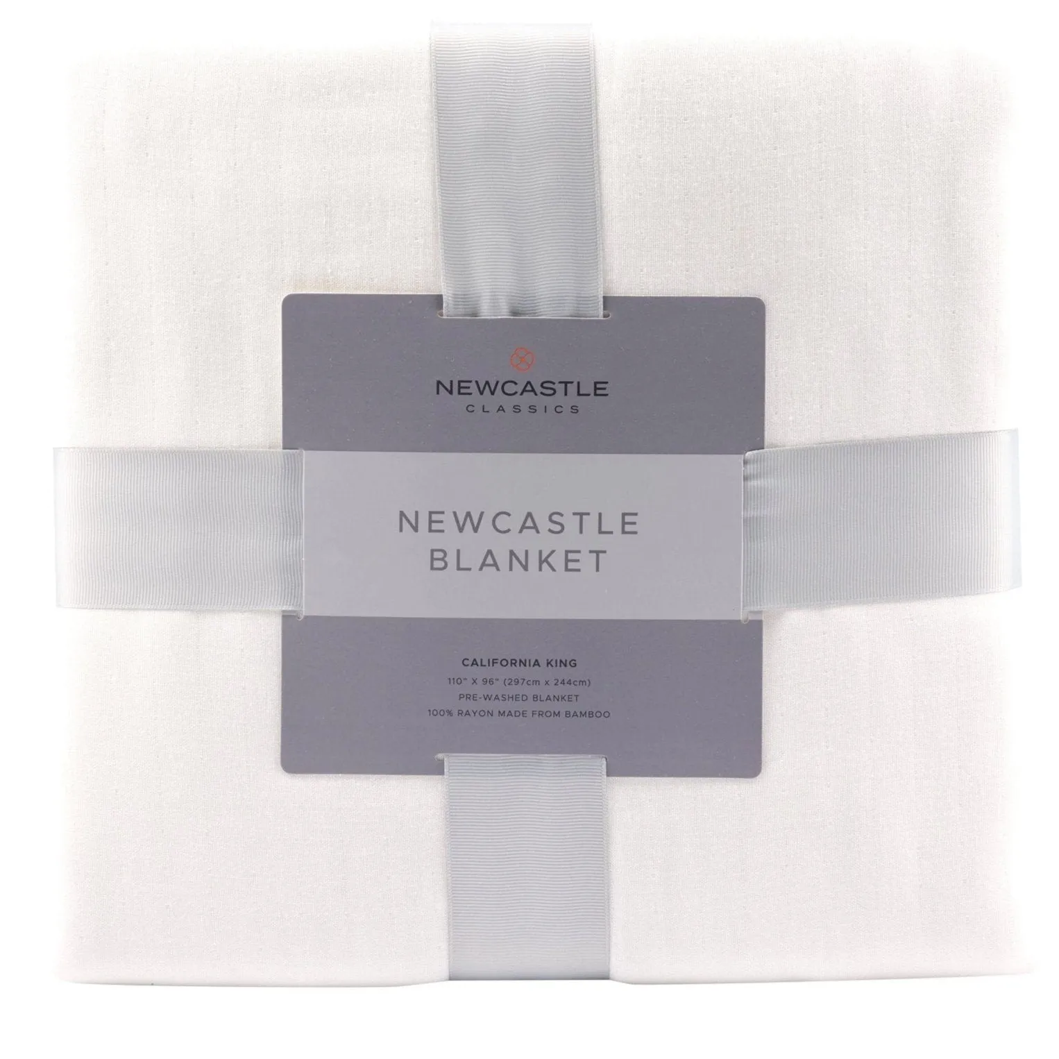 Pristine White Oversized Queen Bamboo Bed Blanket