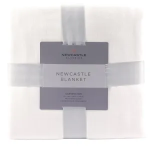Pristine White Oversized Queen Bamboo Bed Blanket