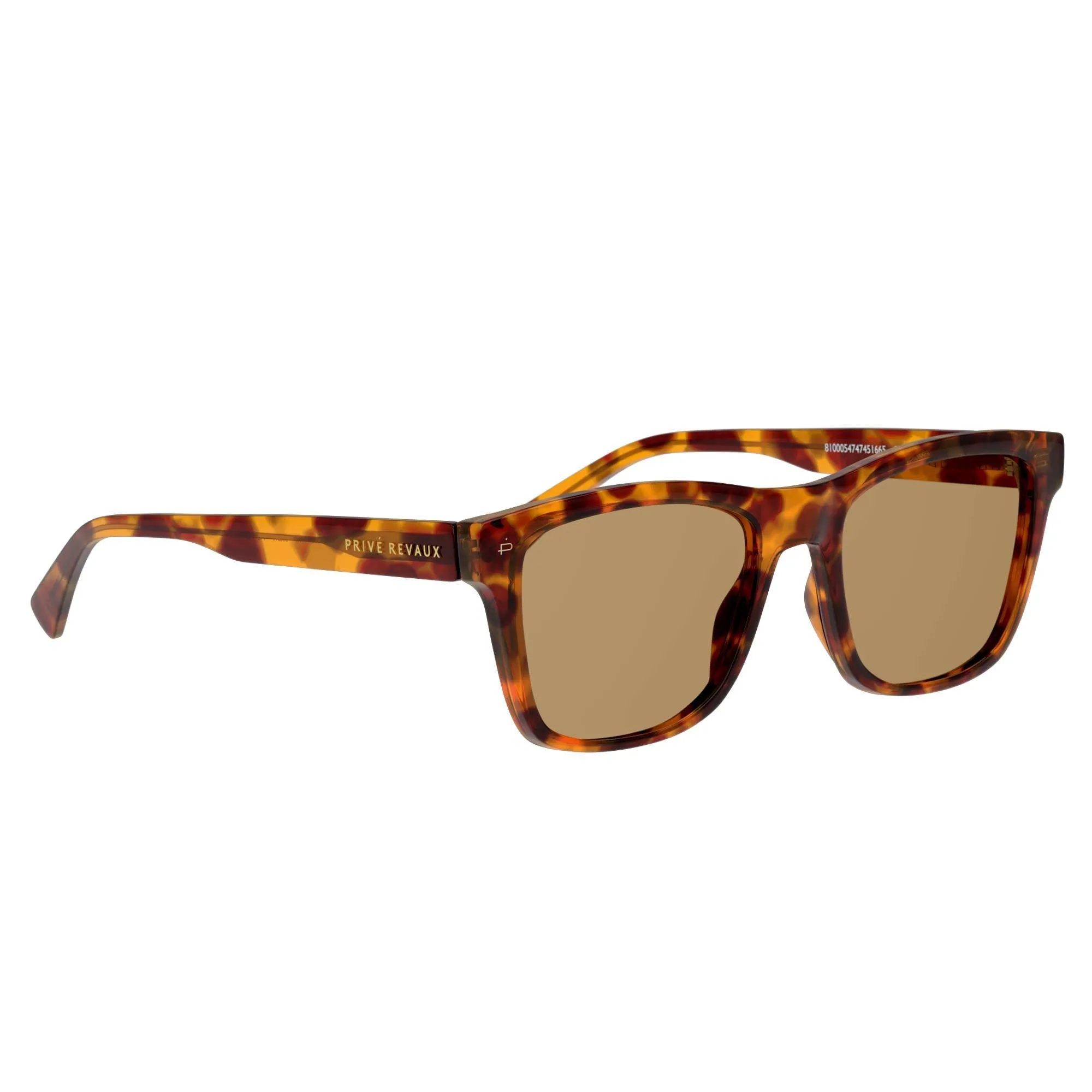 Prive Revaux Unisex Sunglasses - The Beau TAC Lens | The Beau Chestnut Brown Tort