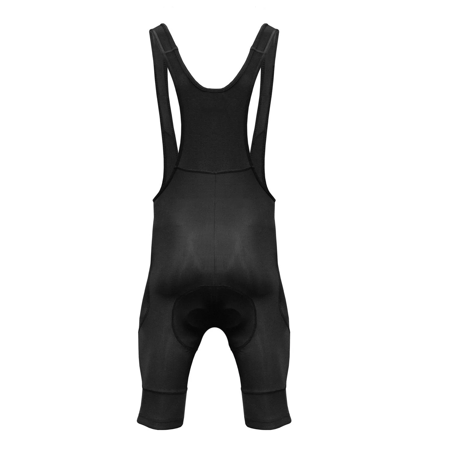 Pro Men’s Black Cycling Bib Shorts, with Two 3D Gel Pad Options