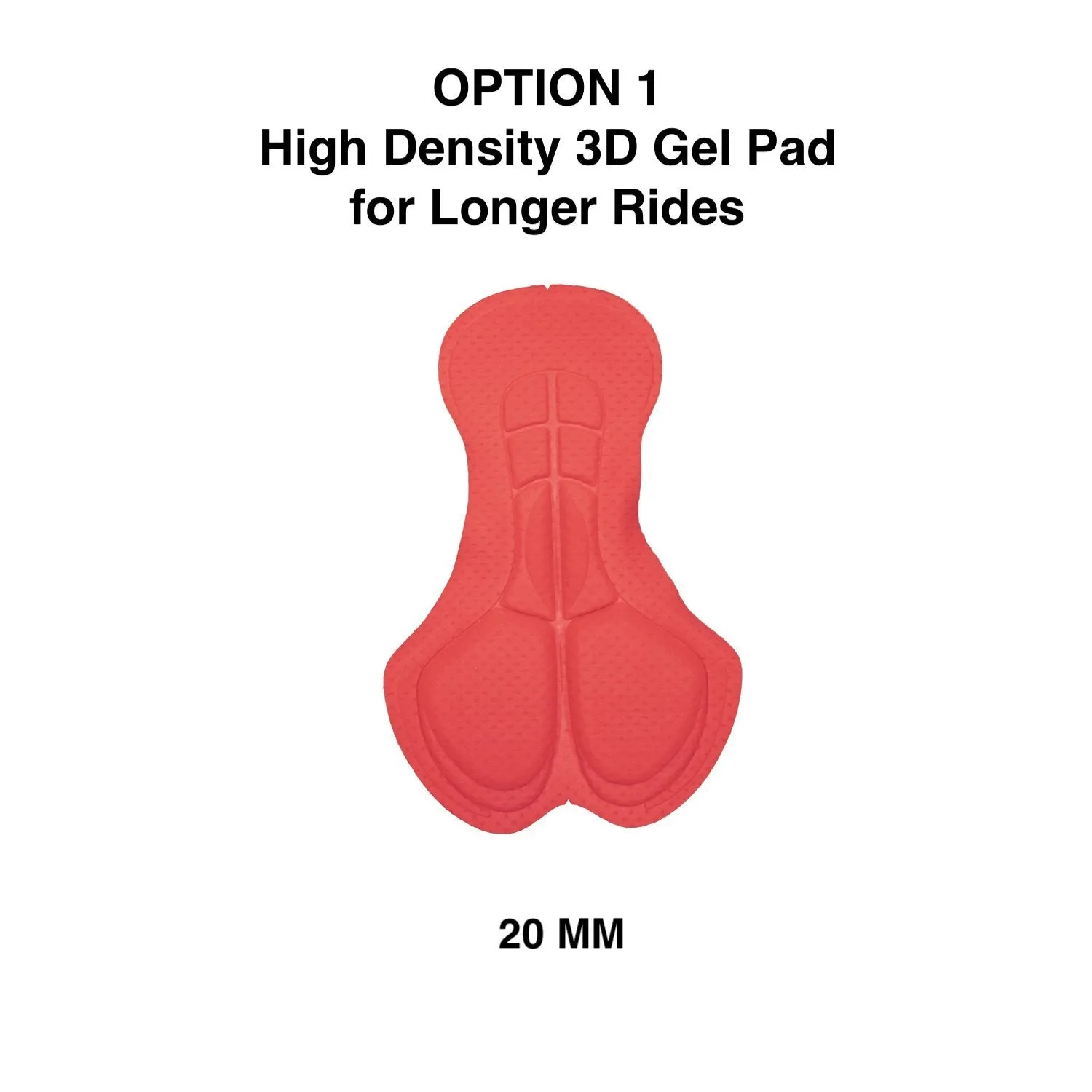 Pro Men’s Black Cycling Bib Shorts, with Two 3D Gel Pad Options