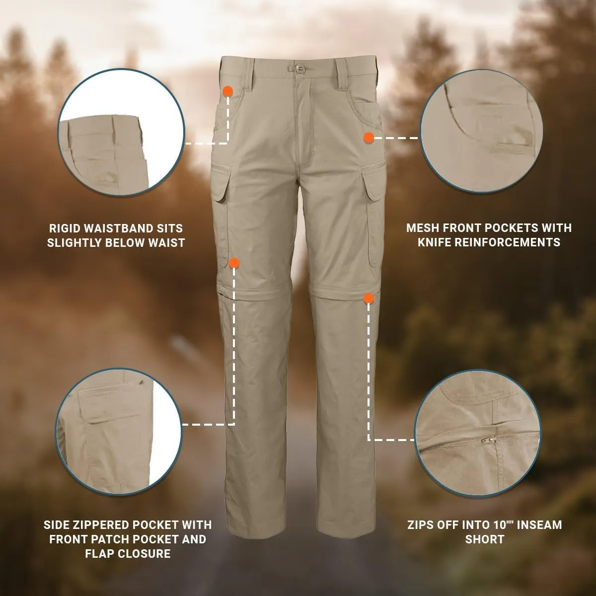 Propper Men's Summerweight Zip Off Tactical Pant