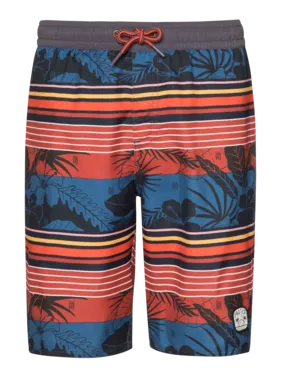 Protest Reese JR Long swim shorts - Airforces Blue and Red